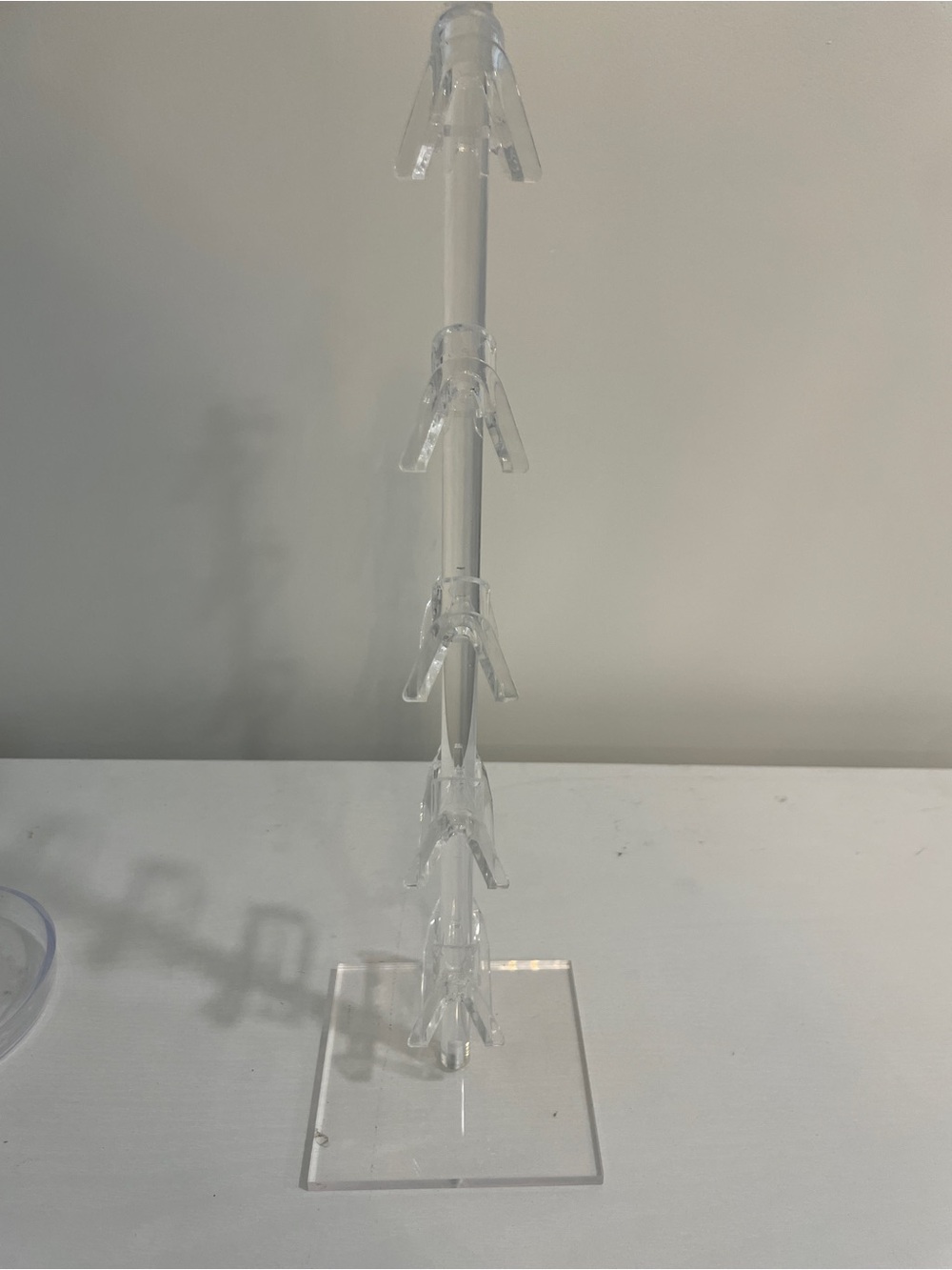 Acrylic Eyeglasses Display Stand 5 Glasses Readers Frame Sunglasses Holder Clear - Picture 3 of 7